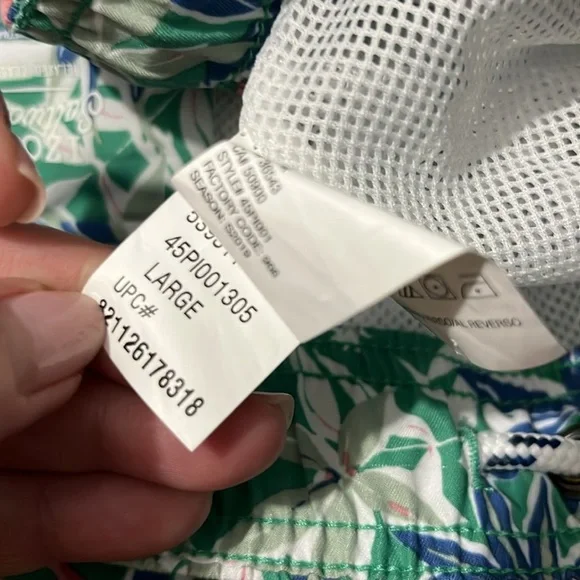 Izod Flamingo Swim Trunks Size Large NWT - Picture 7 of 11